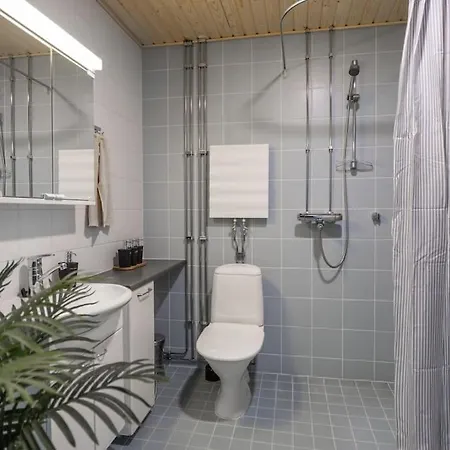 Saunallinen Yksioe Keskustasta Rovaniemi Exterior foto